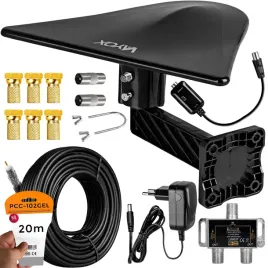 antena-dvb-t2-do-tv-naziemnej-wzmacniacz-4k-vayox-zestaw-na-2tv-kabel-20m