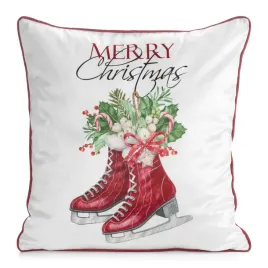 poszewka-na-poduszke-45x45-biala-nadruk-lyzwy-merry-christmas