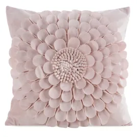 poszewka-na-poduszke-45x45-pudrowy-roz-dalia-3d-welurowa-flores