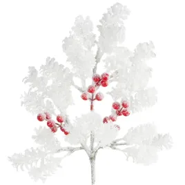 sztuczna-galazka-osniezona-43-cm-biala-z-czerwonymi-jagodami-x12