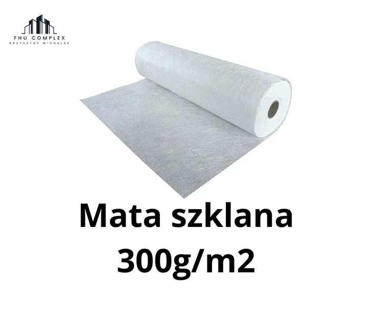 MATA SZKLANA GRAMATURA 300, ŻYWICA POLIESTROWA