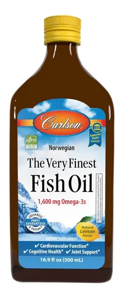 Carlson Norwegian Omega-3 Tran Norweski Cytrynowy 500 ml