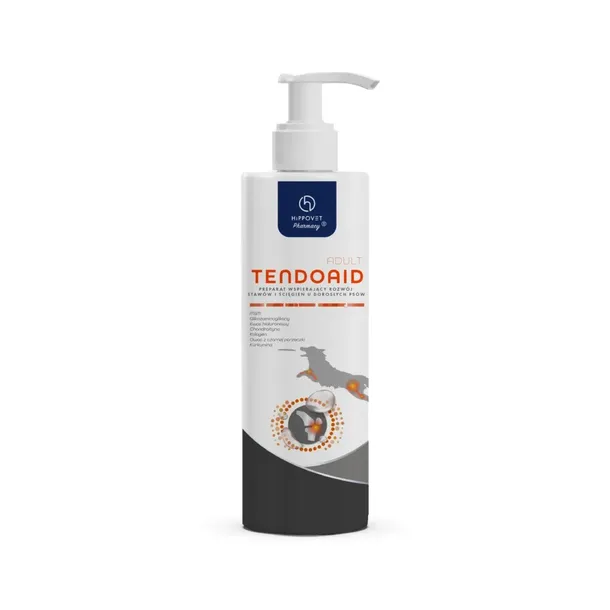 Hippovet Pharmacy TendoAid Adult – wsparcie stawów psów dojrzałych – 250ml