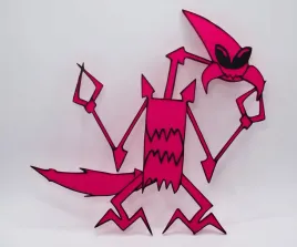 kurvinox-kurwinox-figura-scienna-3d-kapitan-bomba-rozowy
