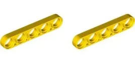 lego-technic-liftram-1x5-plaski-32017-4503425-zolty-2-szt