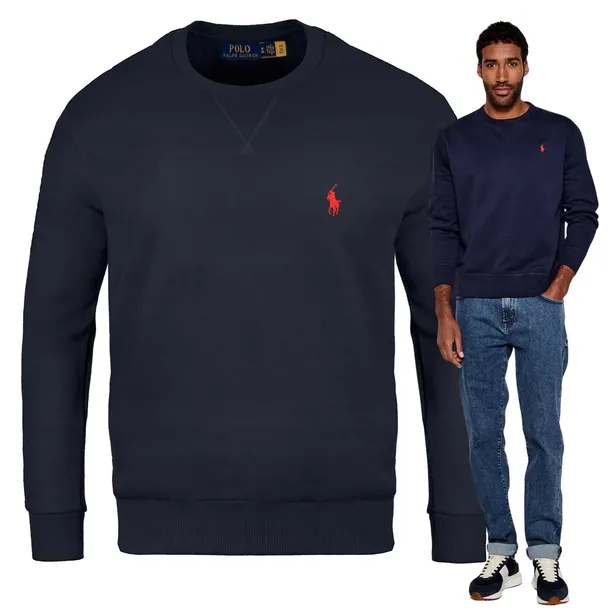 POLO RALPH LAUREN bluza męska granatowa rozmiar M