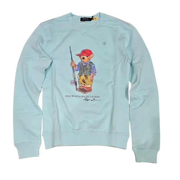 POLO RALPH LAUREN BEAR bluza damska bez kaptura MIŚ rozmiar M