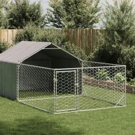 zewnetrzna-buda-dla-psa-z-wybiegiem-7x2x15-m-stal-ocynkowana