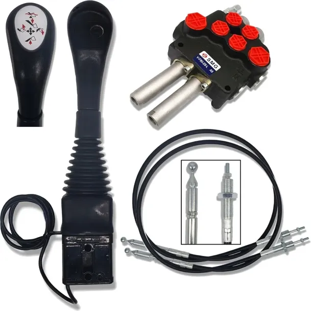 ROZDZIELACZ 80L + JOYSTICK 1P ZESTAW 2 SEK DO TURA LINKI 1000mm [9114]