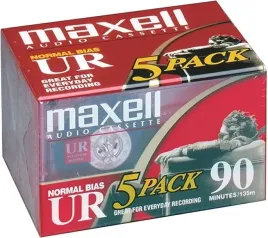 5x-nowe-kasety-magnetofonowe-kaseta-audio-maxell-normal-bias-ur-90min