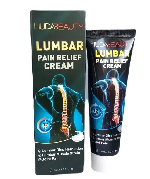 KREM LUMBAR przeciwbólowy na kręgosłup ból mięśni stawów czarny 150ml