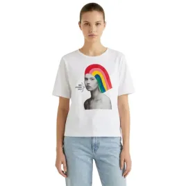 koszulka-damska-united-colors-of-benetton-biala-z-nadrukiem