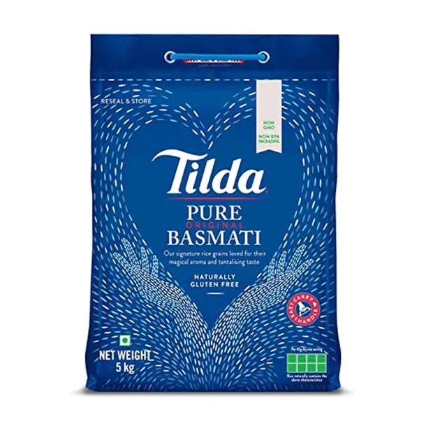 Ryż basmati Tilda Pure Original 5 kg – długoziarnisty sypki aromatyczny