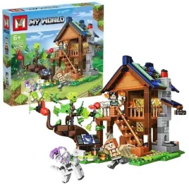 klocki-minecraft-zestaw-warsztat-kowalski-465-elementow-dom-domek