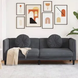 sofa-3-osobowa-z-poduszkami-ciemnoszara-aksamit
