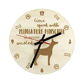 pinczer-miniaturowy-zegar-z-psem-drewniany-zegar-z-grawerem-personalizo