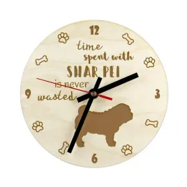 shar-pei-zegar-z-psem-drewniany-zegar-z-grawerem-personalizowany-zegar