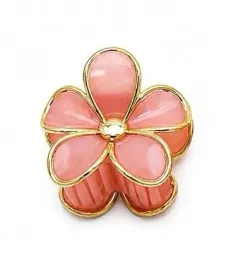 piekna-spinka-klamra-akrylowa-kwiatek-zlota-lamowka-czerwony-pastelowy-7cm