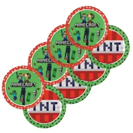 talerzyki-papierowe-ozdobne-na-przyjecie-dla-dziecka-23-cm-minecraft-8-szt