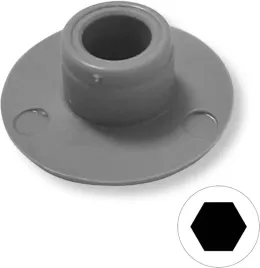 cyclingcolors-20x-cap-capuchon-m8-szare-plastikowe-zaslepki-szesciokatne