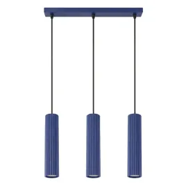 lampa-wiszaca-niebieska-kobalt-tuba-karbon-3l-ultramaryna-listwa-sollux
