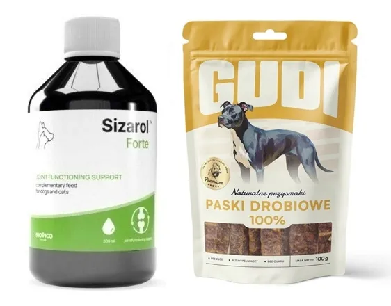 SIZAROL COMPLEX FORTE 500ml NA STAWY PSÓW + PRZYSMAK GUDI