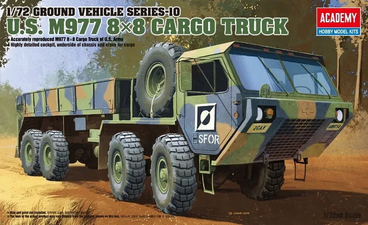 Academy 13412 M977 8x8 U.S. Army Cargo Truck 1:72