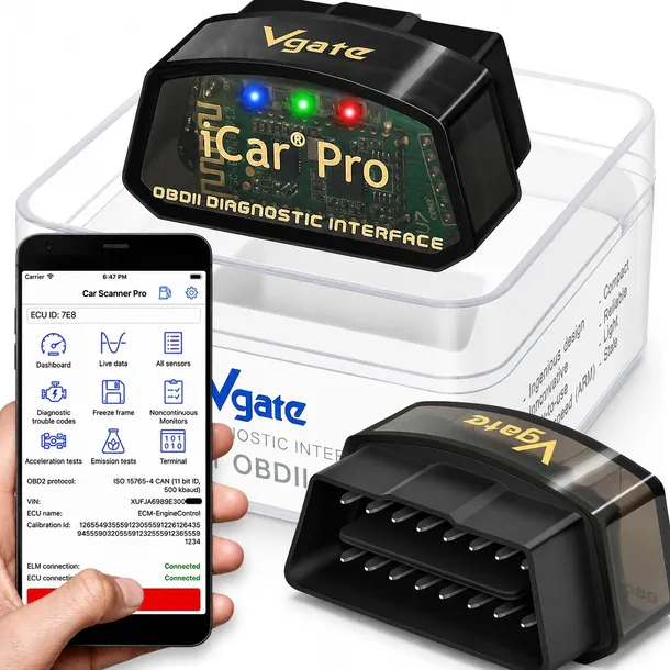 Interfejs Vgate iCar Pro BT 4.0 BT5.0 iOS Bluetooth ELM327 DIAGNOSTYCZNY PL