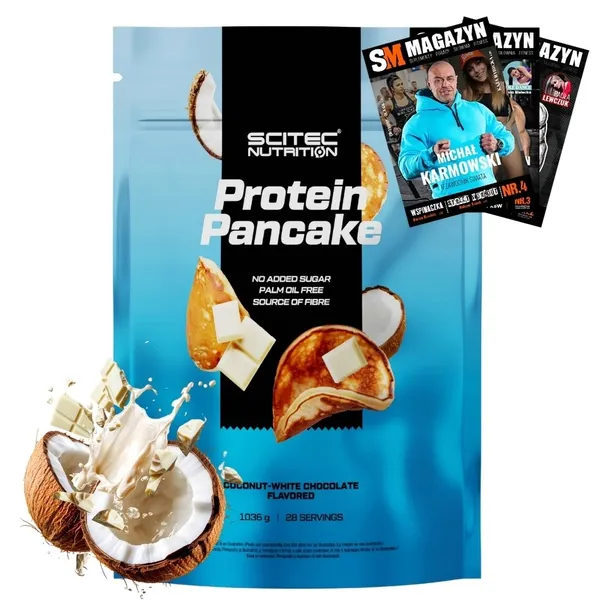 SCITEC PROTEIN PANCAKE 1036 g NALEŚNIKI BIAŁKOWE MASA MIĘŚNIOWA SIŁA