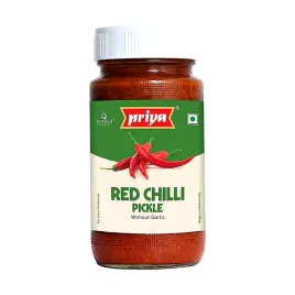 priya-red-chilli-pickle-without-garlic-300-g