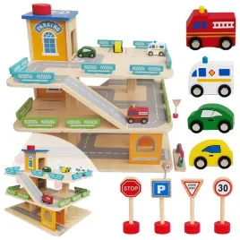 drewniany-garaz-3-poziomowy-parking-przygod-zabawka