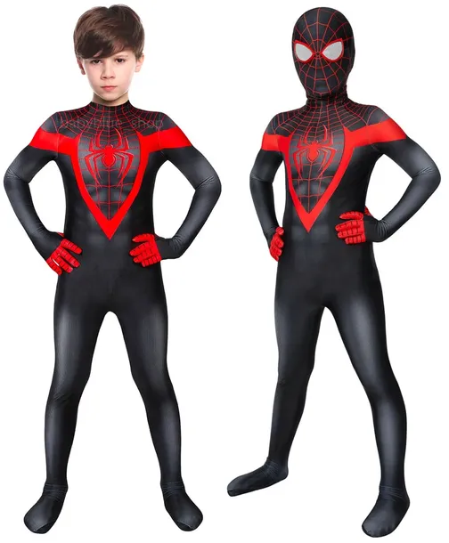 STRÓJ KOSTIUM NAJNOWSZY SPIDERMAN MILES MORALES 146/152 (150 ) balovelove