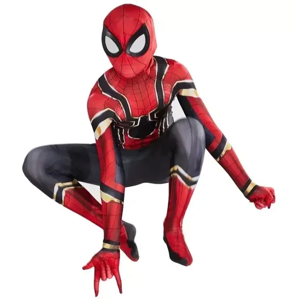 STRÓJ KOSTIUM SPIDERMAN FILMOWY IRON ARMOR 146/152 (150 ) balovelove