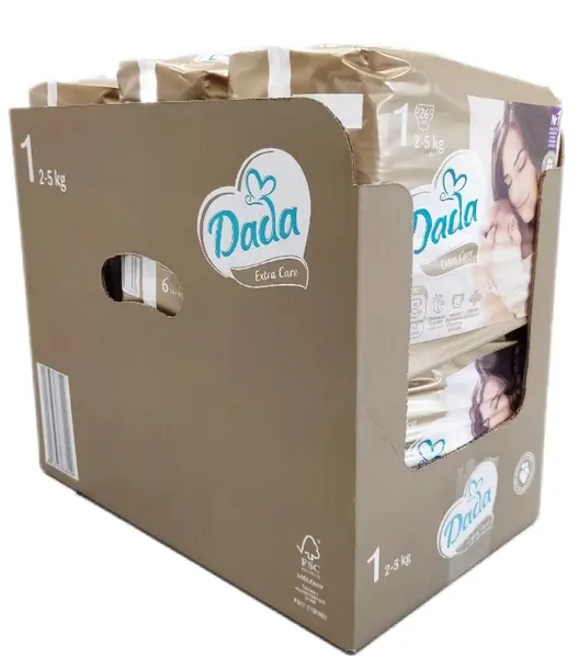 Pieluszki Dada 1 Extra Care 2-5 kg 156 szt.
