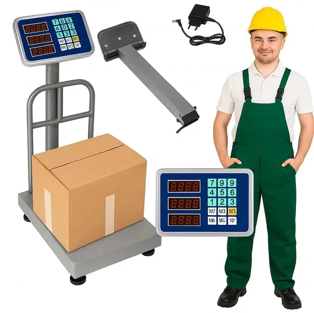 WAGA MAGAZYNOWA ELEKTRONICZNA SKLEPOWA PRZEMYSŁOWA PLATFORMOWA 150 KG