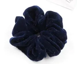 scrunchie-mega-duza-xxxl-aksamitna-z-brokatem-srednica-16-18-cm-granatowy
