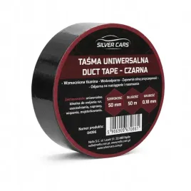 silvercars-duct-tape-tasma-montazowa-wzmocniona-wodoodporna-czarna-50m-50mm