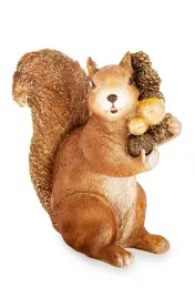 figurka-wiewiorka-z-szyszkami-dekoracja-jesienna-zlota-brokatowa-15cm