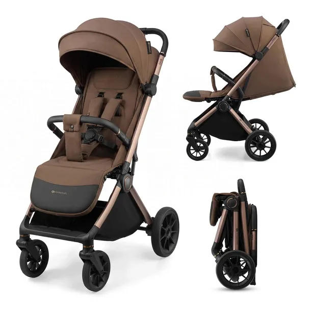 Kinderkraft Dave – Wózek Spacerowy do 22kg Velvet Mocca