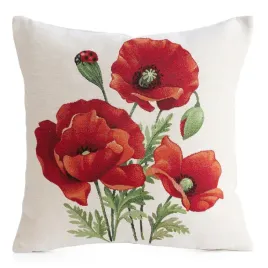 poszewka-gobelin-45x45-cm-naturalna-wzor-czerwone-maki