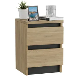 szafka-nocna-30x28cm-dwie-szuflady-czarny-dab-stolik-nocny-mat-latwy-montaz