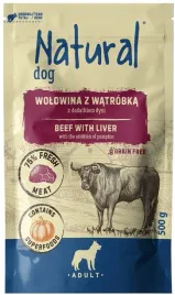 karma-mokra-dla-psa-natural-wolowina-z-watrobka-i-dynia-500-g
