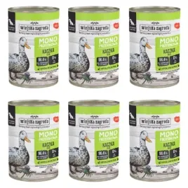 wiejska-zagroda-kaczka-6x400g-monoproteinowa-karma-mokra-dla-psa-doroslego