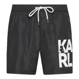 szorty-kapielowe-karl-lagerfeld-kl22mbs08-czarny
