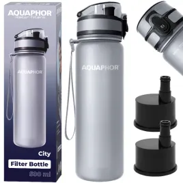 butelka-filtrujaca-bidon-aquaphor-city-500ml-szary-zestaw-filtr-2-szt