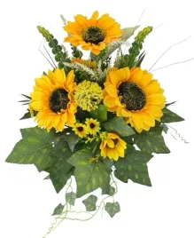 stroik-na-grob-dekoracja-nagrobna-wiazanka-wiosenna-38-cm-zolta-zielona