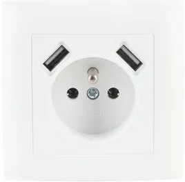 gniazdo-pojedyncze-z-uziemieniem-z-usb-vcx-wesa-lc-13a-bialy
