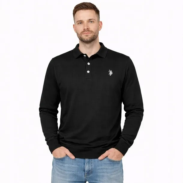 Sweter Męski U.S. POLO ASSN. CARLO US42 173 057 002441 Czarny XL