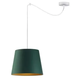lampa-wiszaca-sufitowa-zyrandol-zielona-zlota-regulowana-led-e27-abazur