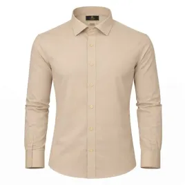 koszula-meska-bezowa-slim-fit-j380